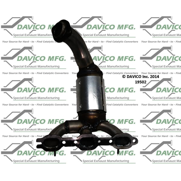 Davico Exhaust Manifold with Integrated Catalytic Converter 19502