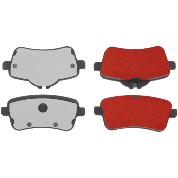 Centric Posi Quiet Pro™ Semi-Metallic Rear Disc Brake Pads 500.16300