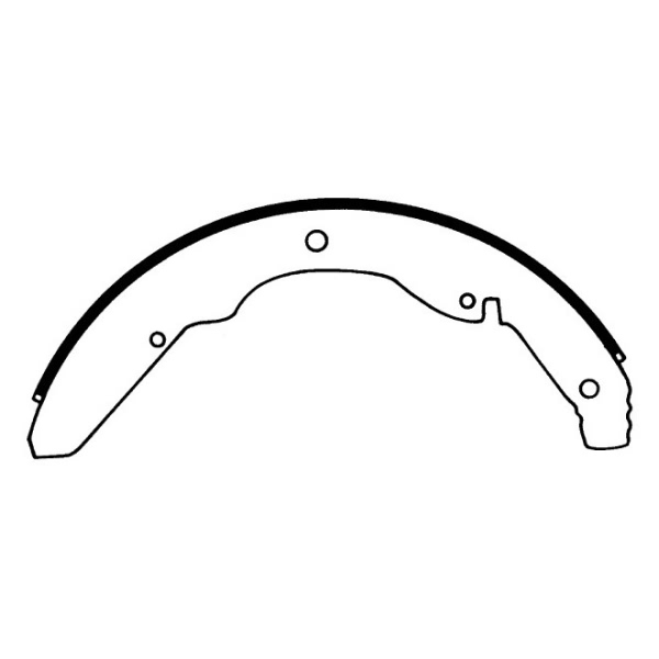 Centric Premium Rear Drum Brake Shoes 111.02980