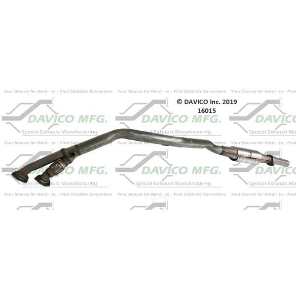 Davico Direct Fit Catalytic Converter and Pipe Assembly 16015