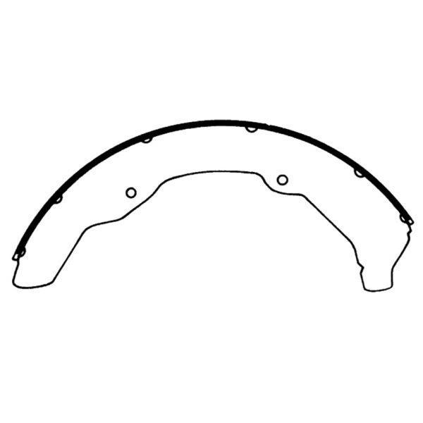 Centric Premium Front Drum Brake Shoes 111.02970