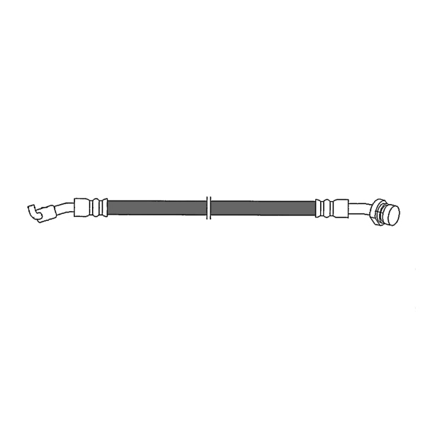 Centric Rear Passenger Side Brake Hose 150.51341