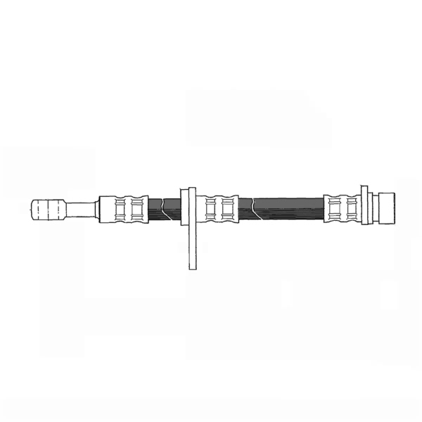 Centric Rear Brake Hose 150.40019