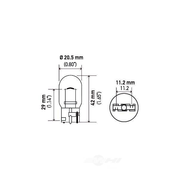 Hella 7440 Standard Series Incandescent Miniature Light Bulb 7440