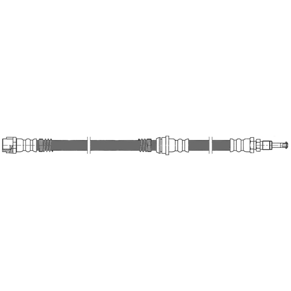 Centric Front Brake Hose 150.37027