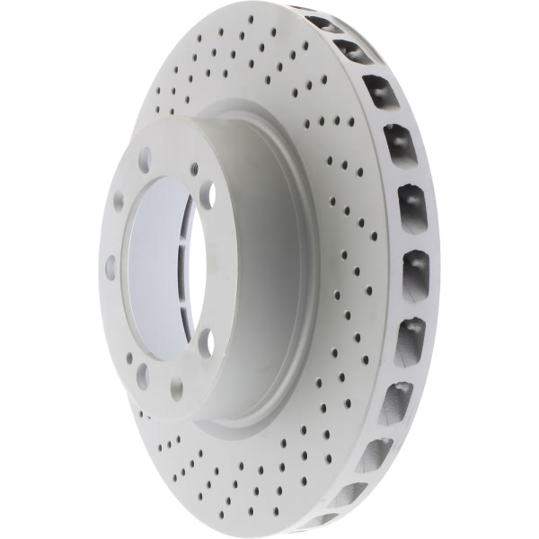 Centric SportStop Drilled 1-Piece Front Driver Side Brake Rotor 128.37027