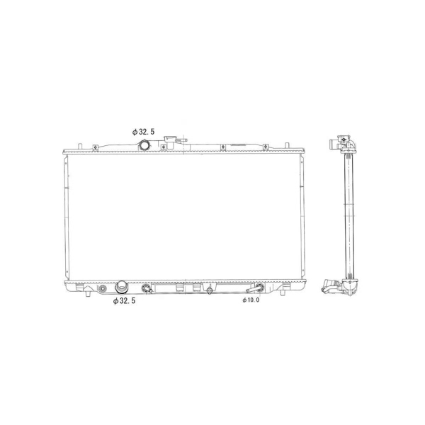 TYC Engine Coolant Radiator 2916