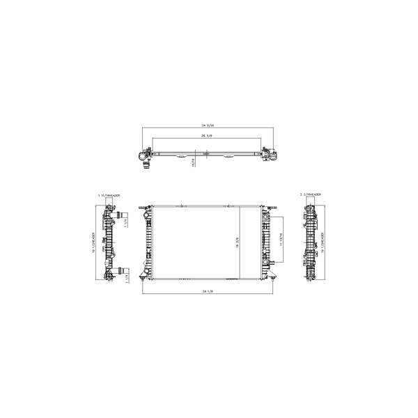 TYC Engine Coolant Radiator 13188