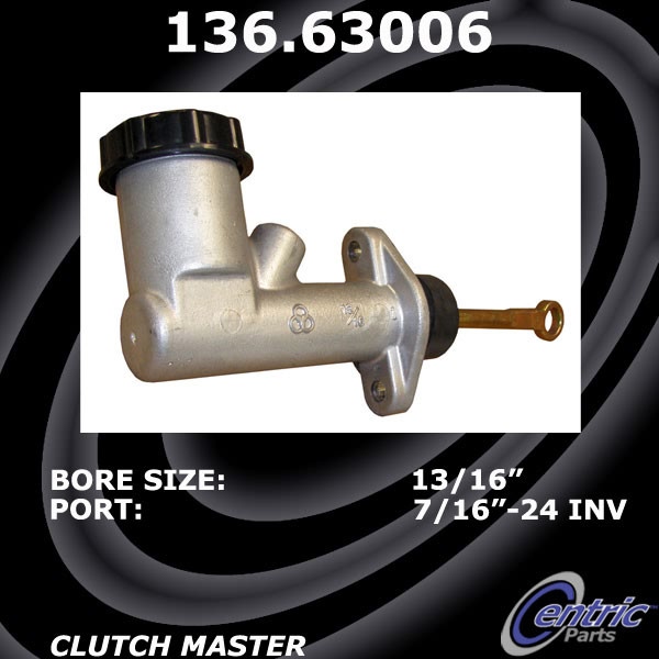 Centric Premium Clutch Master Cylinder 136.63006
