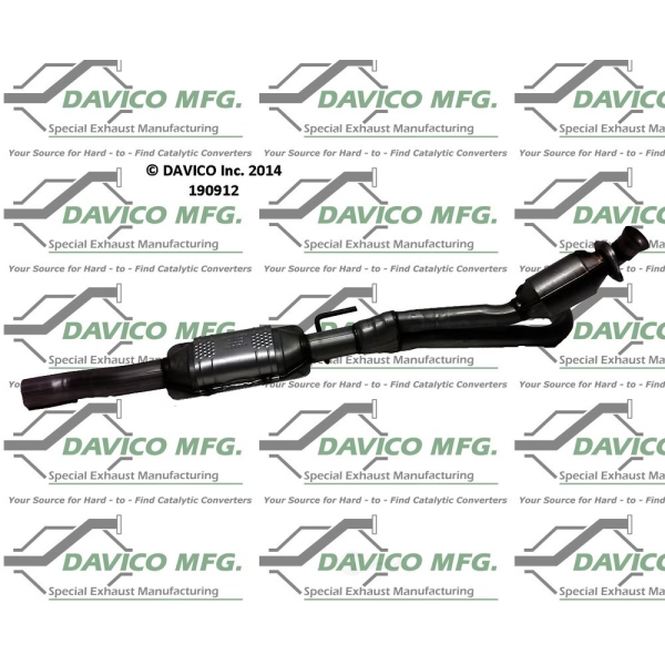 Davico Direct Fit Catalytic Converter and Pipe Assembly 190912