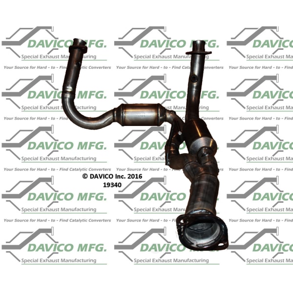 Davico Direct Fit Catalytic Converter and Pipe Assembly 19340