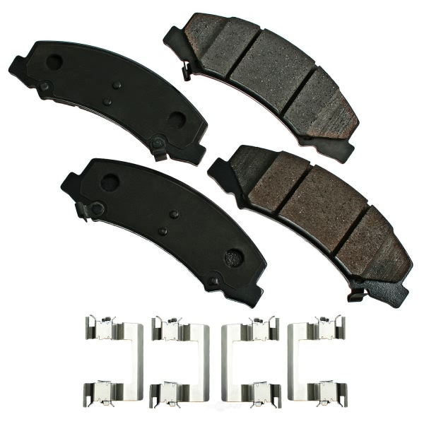 Akebono Proact Ultra Premium™ Ceramic Disc Brake Pad Kit ACT1159