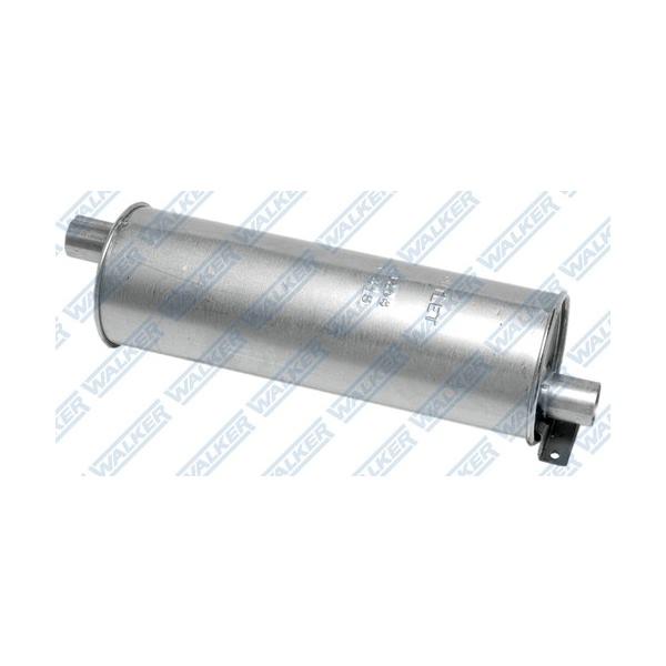 Walker Soundfx Steel Round Direct Fit Aluminized Exhaust Muffler 18204