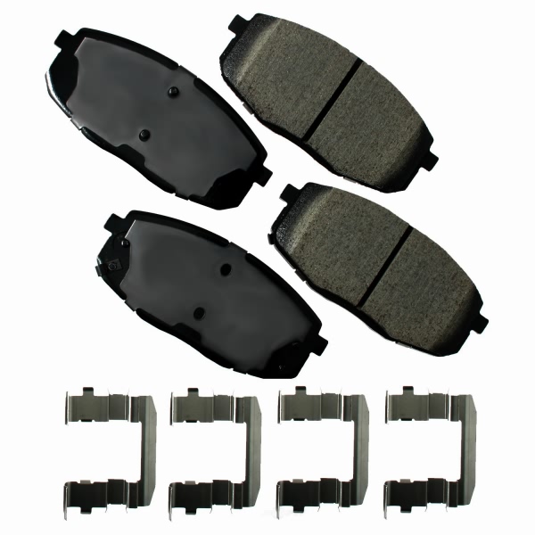 Akebono Pro-ACT™ Ultra-Premium Ceramic Front Disc Brake Pads ACT1397