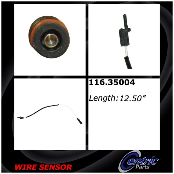 Centric Brake Pad Sensor Wire 116.35004