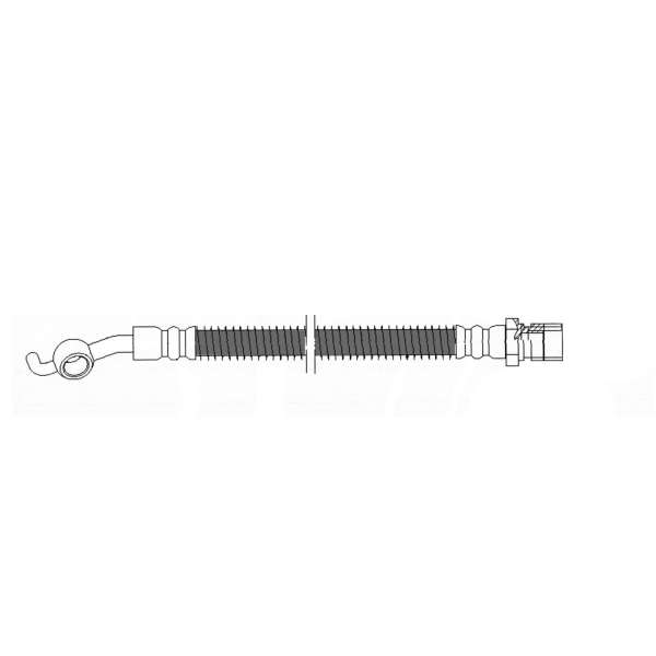 Centric Rear Passenger Side Brake Hose 150.50349