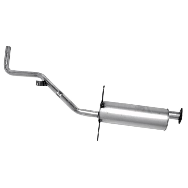Walker Quiet Flow Stainless Steel Round Aluminized Exhaust Muffler And Pipe Assembly 55020