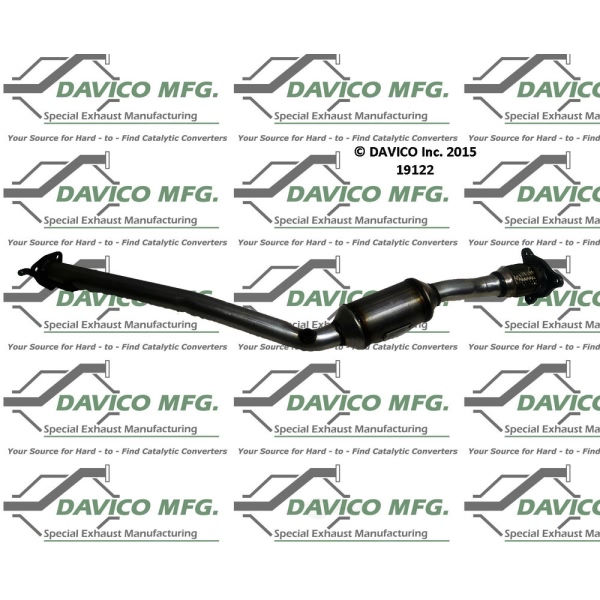 Davico Direct Fit Catalytic Converter and Pipe Assembly 19122