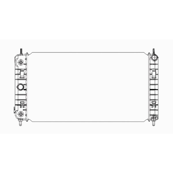 TYC Engine Coolant Radiator 2765