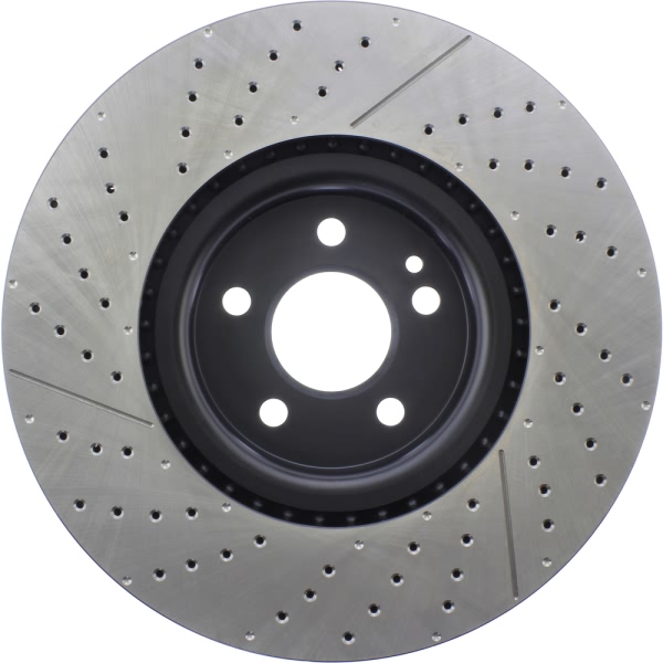 Centric SportStop Drilled and Slotted 1-Piece Front Brake Rotor 127.35158