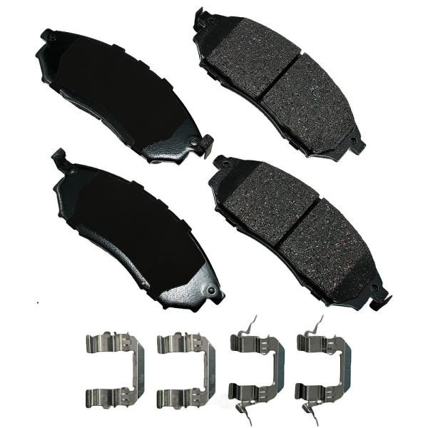 Akebono Pro-ACT™ Ultra-Premium Ceramic Front Disc Brake Pads ACT888A