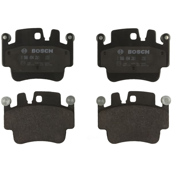 Bosch EuroLine™ Semi-Metallic Front Disc Brake Pads 0986494281