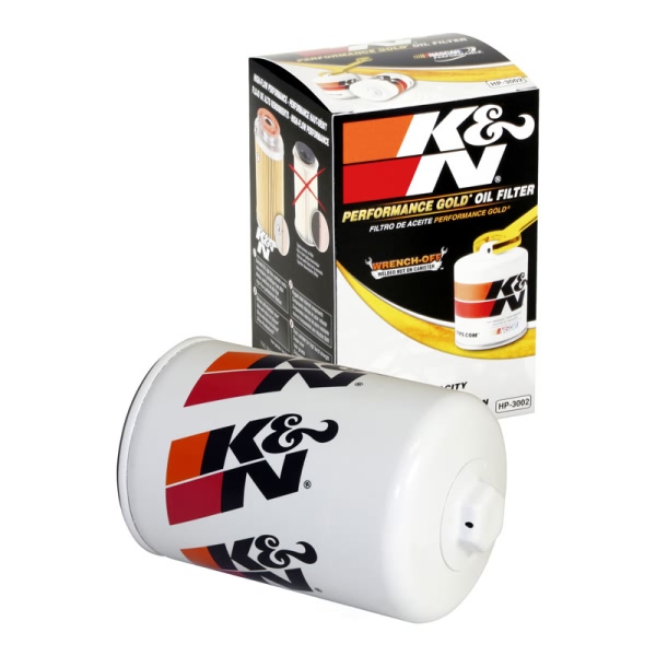 K&N Performance Gold™ Wrench-Off Oil Filter HP-3002