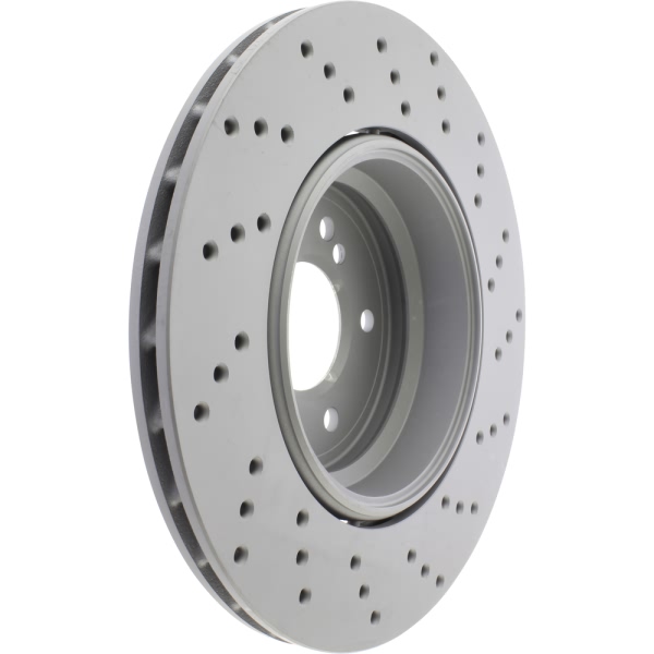 Centric SportStop Drilled 1-Piece Rear Driver Side Brake Rotor 128.34110