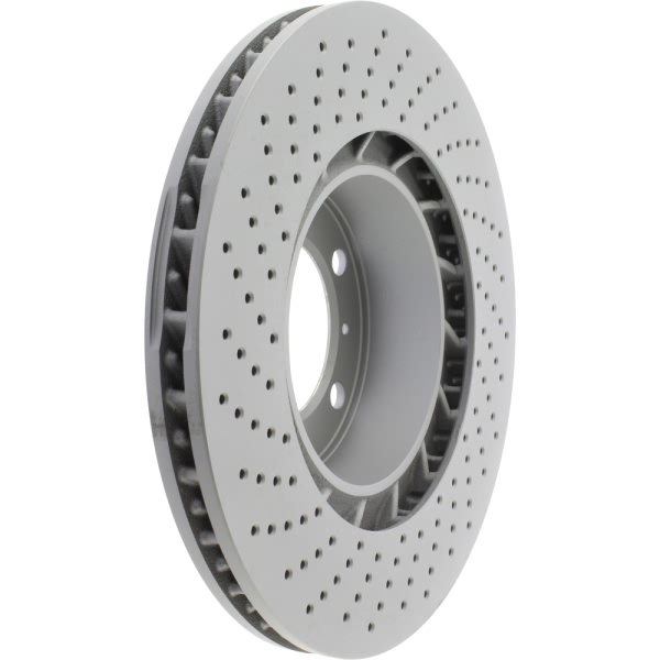 Centric SportStop Drilled 1-Piece Front Passenger Side Brake Rotor 128.37065