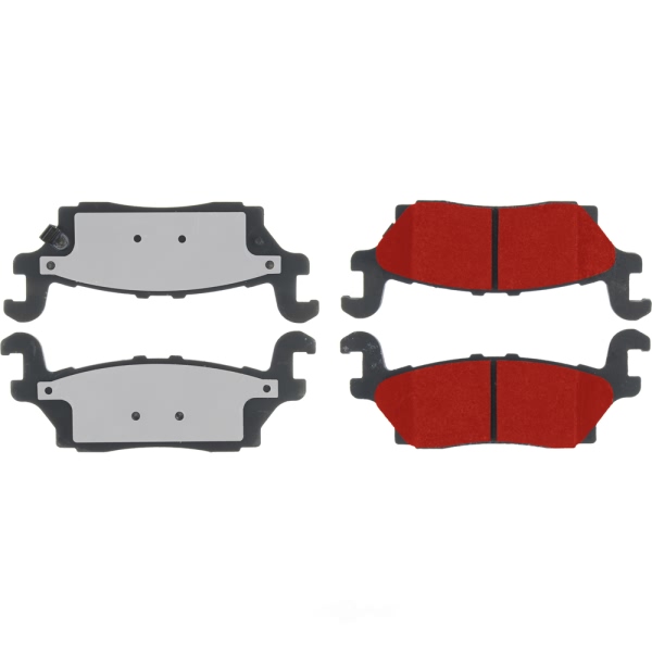 Centric Posi Quiet Pro™ Semi-Metallic Rear Disc Brake Pads 500.11200