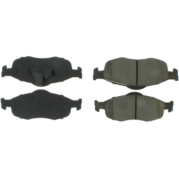 Centric Posi Quiet™ Extended Wear Semi-Metallic Front Disc Brake Pads 106.06480