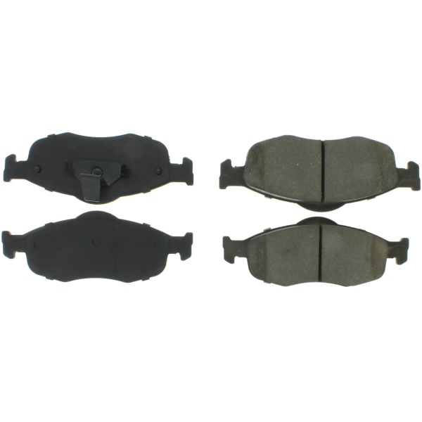Centric Posi Quiet™ Extended Wear Semi-Metallic Front Disc Brake Pads 106.06480