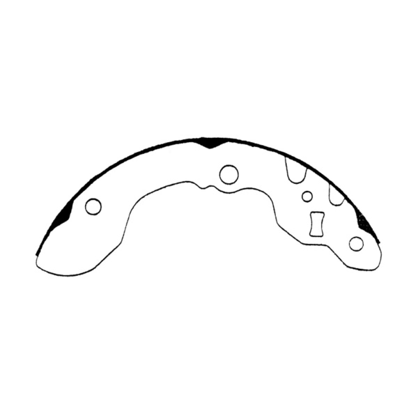 Centric Premium Rear Drum Brake Shoes 111.06410