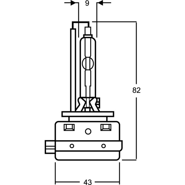 Hella Headlight Bulb, Headlight H83074001