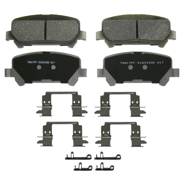 Wagner Thermoquiet Ceramic Rear Disc Brake Pads QC1806