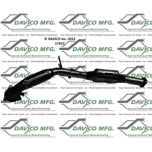 Davico Direct Fit Catalytic Converter and Pipe Assembly 17422