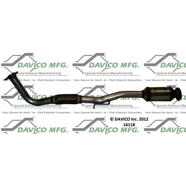 Davico Direct Fit Catalytic Converter and Pipe Assembly 16118