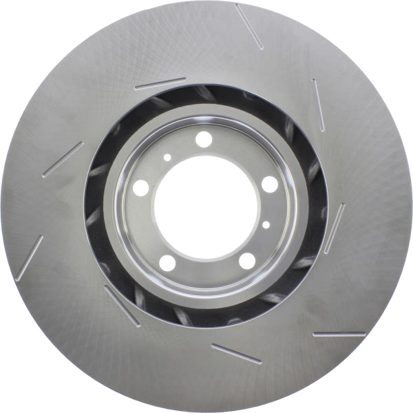 Centric SportStop Slotted 1-Piece Front Driver Side Brake Rotor 126.37108