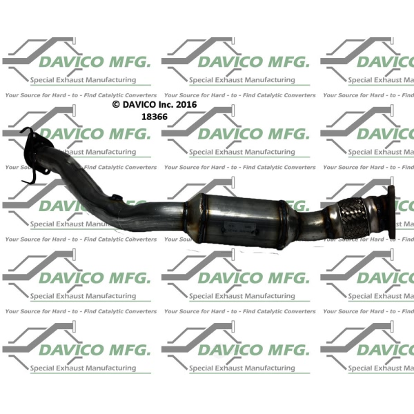 Davico Direct Fit Catalytic Converter and Pipe Assembly 18366
