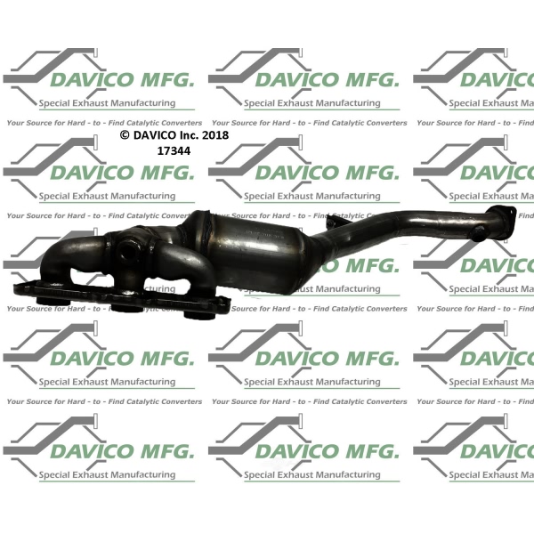 Davico Exhaust Manifold with Integrated Catalytic Converter 17344