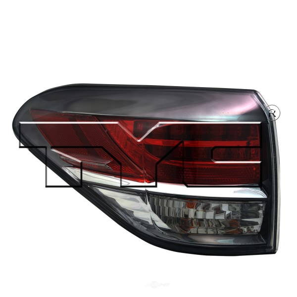 TYC Driver Side Outer Replacement Tail Light 11-6534-00