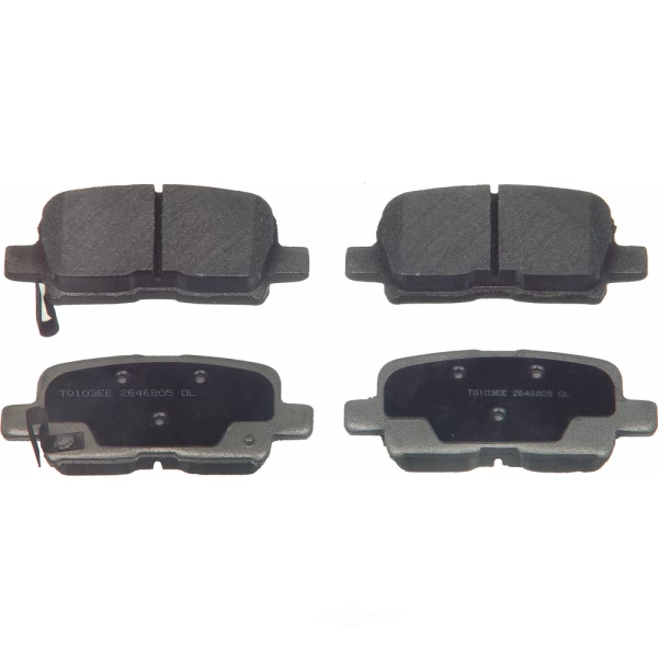 Wagner ThermoQuiet Semi-Metallic Disc Brake Pad Set MX865