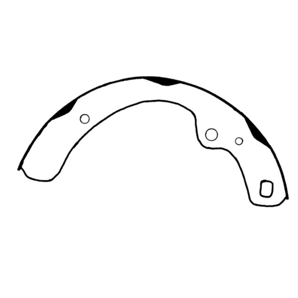 Centric Premium Rear Drum Brake Shoes 111.03590