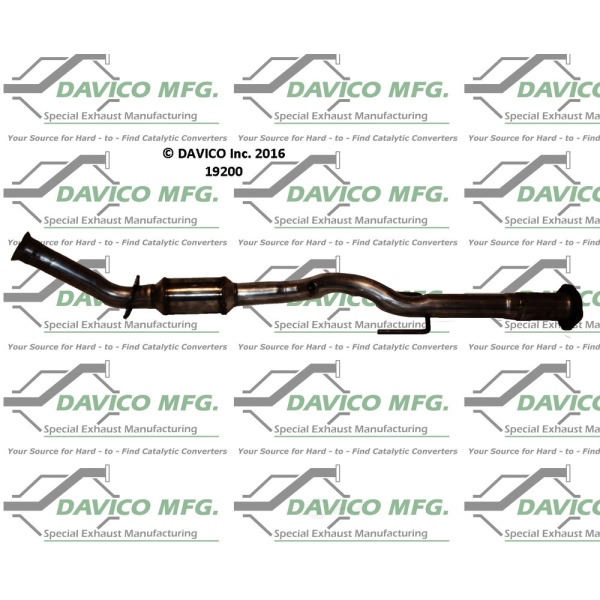 Davico Direct Fit Catalytic Converter and Pipe Assembly 19200