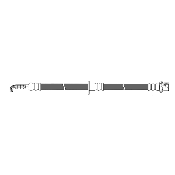 Centric Front Passenger Side Brake Hose 150.44143