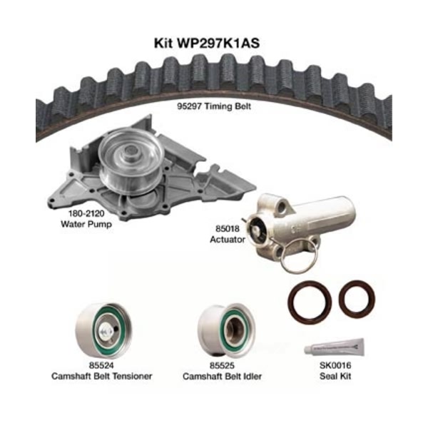 Dayco Timing Belt Kit With Water Pump WP297K1AS