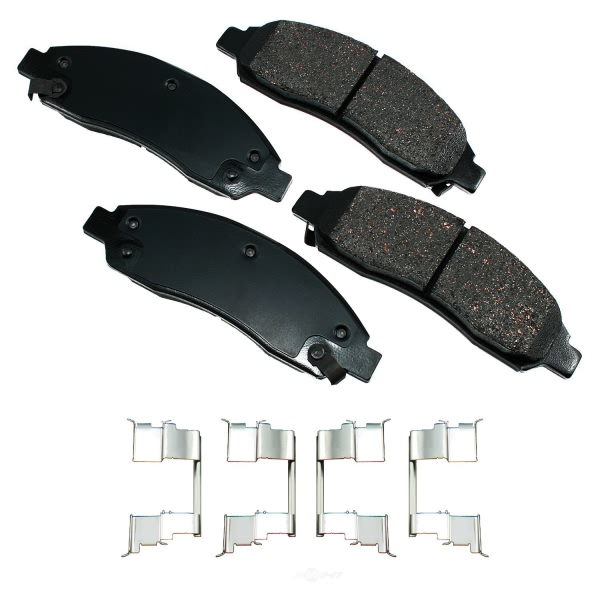 Akebono Pro-ACT™ Ultra-Premium Ceramic Front Disc Brake Pads ACT1039