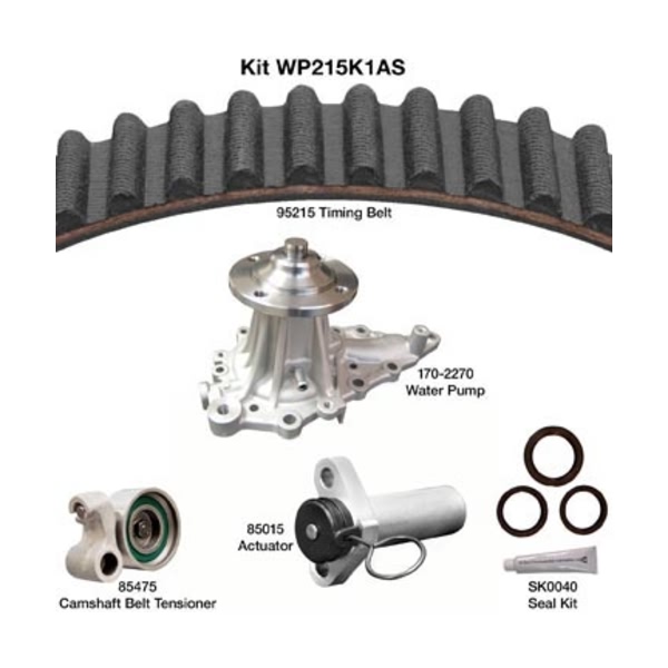 Dayco Timing Belt Kit With Water Pump WP215K1AS