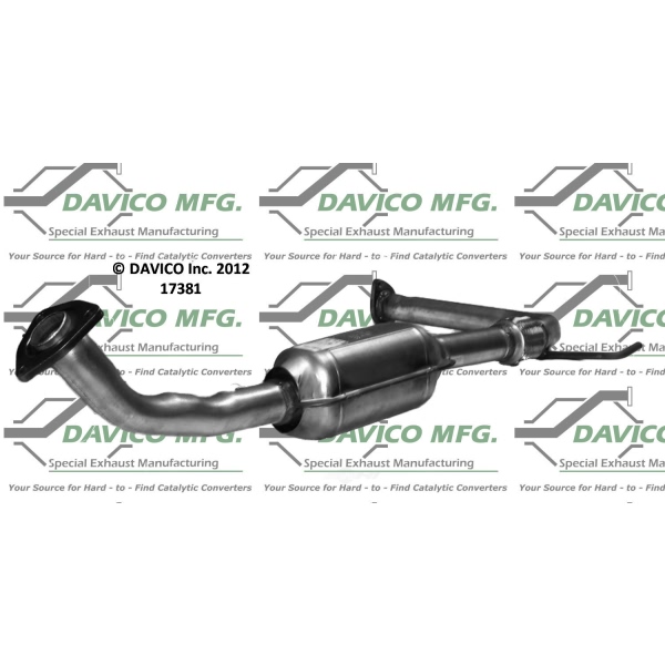Davico Direct Fit Catalytic Converter and Pipe Assembly 17381
