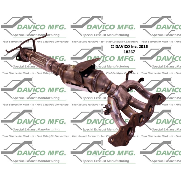 Davico Exhaust Manifold with Integrated Catalytic Converter 18267
